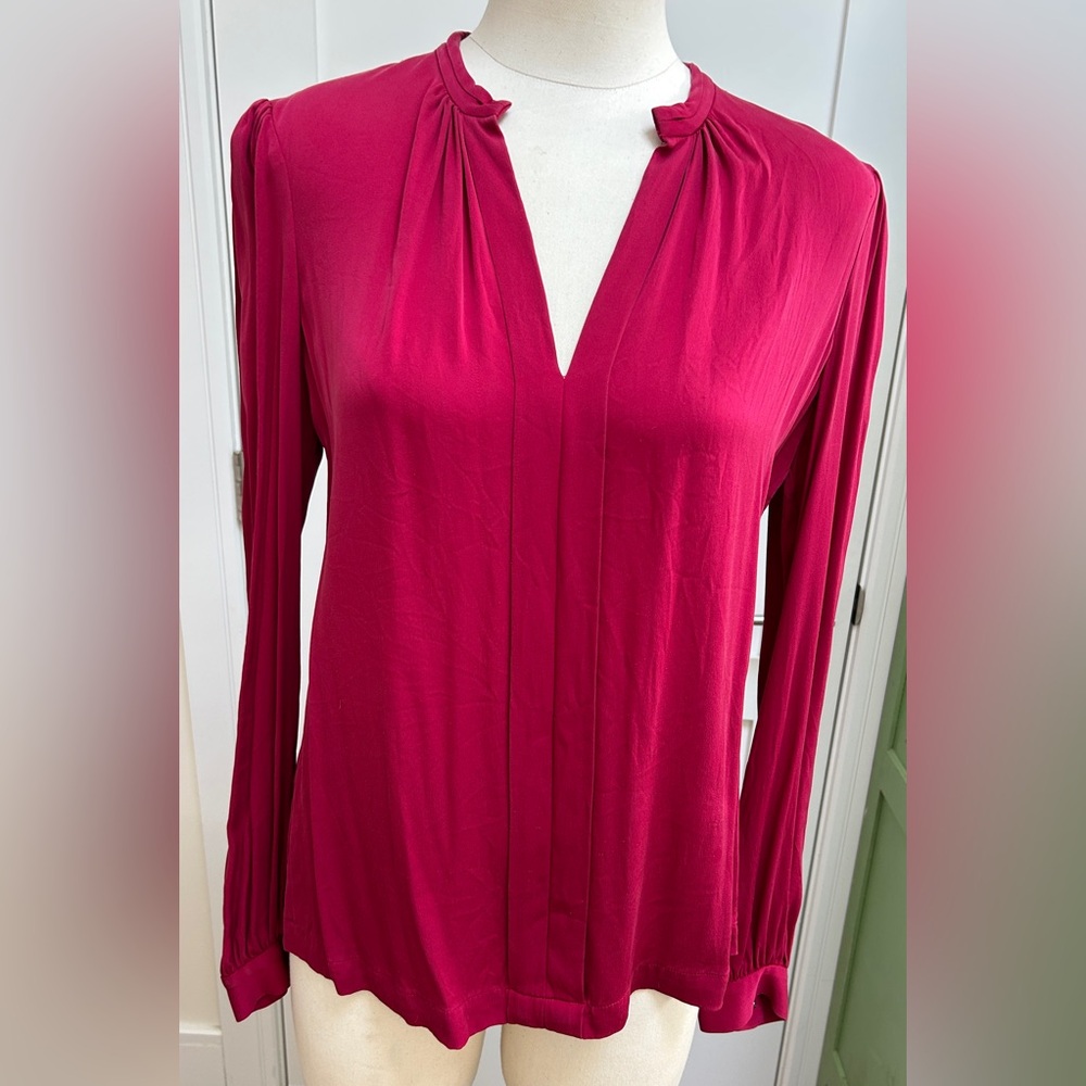 Diane Von Furstenburg silk blend blouse.